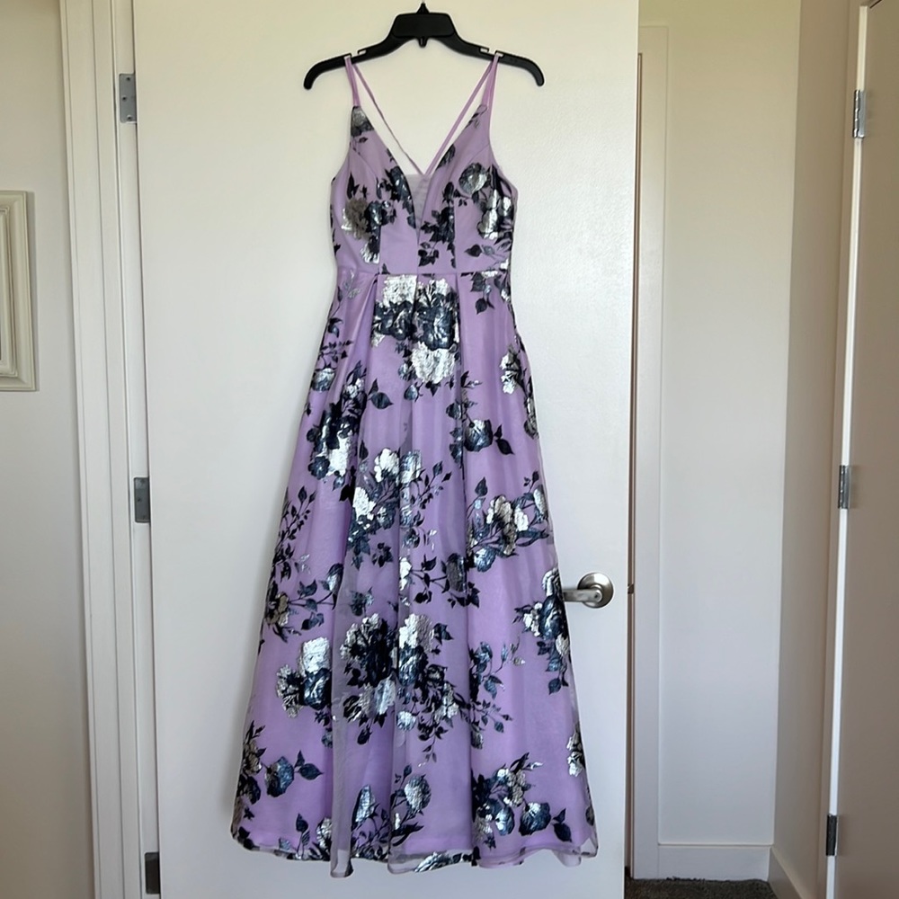 Stunning, this season, lilac gown